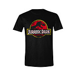 Jurassic Park - T-Shirt Distressed Logo Jurassic Park - Taille L