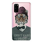 Evetane Coque Samsung Galaxy S20 360 intégrale transparente Motif Tigre Fashion Tendance