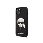 Karl Lagerfeld Coque pour Apple iPhone 14 Karl's Head Noir