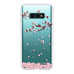 Evetane Coque Samsung Galaxy S10e 360 intégrale transparente Motif Chute De Fleurs Tendance