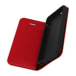 Avizar Étui iPhone 5 / 5S / SE en cuir veritable et finition surpiqué - Rouge