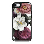 LaCoqueFrançaise Coque iPhone 7/8/ iPhone SE 2020/ 2022 miroir Fleurs roses Design