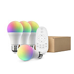 Broadlink - Kit d'éclairage d'ampoules intelligentes avec télécommande - KIT-R-EU