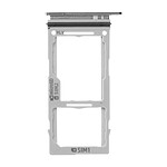 Clappio Tiroir Carte SIM de Remplacement pour Samsung Galaxy S10e S10 et S10 Plus Blanc