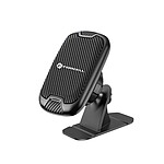 Forcell Support Voiture Téléphone Magnétique Tableau de Bord  Noir Carbone