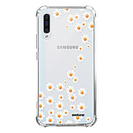 Evetane Coque Samsung Galaxy A50 anti-choc souple angles renforcés transparente Motif Marguerite
