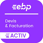 EBP Devis & Facturation ACTIV + Service Privilège - Licence 1 an - 1 poste - A télécharger