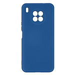 Avizar Coque Huawei Nova 8i et Honor 50 Lite Silicone Semi-rigide Soft-touch Fine Bleu