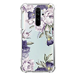 LaCoqueFrançaise Coque Xiaomi Redmi Note 8 Pro anti-choc souple angles renforcés transparente Motif Pivoines Violettes