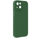 Avizar Coque pour iPhone 15 Silicone Mat Protection Caméra Vert