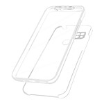 Avizar Coque pour Xiaomi Redmi 10A Intégrale Arrière Rigide Transparent et Avant Souple  Transparent