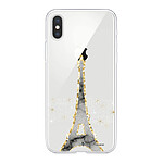 LaCoqueFrançaise Coque iPhone Xs Max 360 intégrale transparente Motif Illumination de paris Tendance