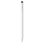 Baseus Stylet Tactile pour iPad Pointe Fine 1mm Autonomie 18h Rejet de Paume Blanc ACSXB-C02 Blanc