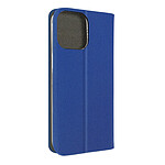 Avizar Étui pour iPhone 14 Pro Max Tissu Porte-carte Support Vidéo  Bleu