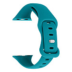 Moxie Bracelet Sport pour Apple Watch 42 à 49 mm Silicone turquoise