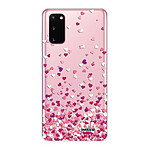 Evetane Coque Samsung Galaxy S20 360 intégrale transparente Motif Confettis De Coeur Tendance