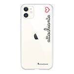 LaCoqueFrançaise Coque iPhone 11 360 intégrale transparente Motif Attachiante Tendance