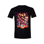 Demon Slayer Kimetsu no Yaiba - T-Shirt Swinging Weapons - Taille S