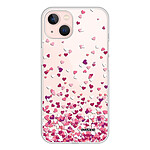 Evetane Coque iPhone 13 360 intégrale transparente Motif Confettis De Coeur Tendance