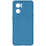 Avizar Coque pour Oppo Find X5 Lite Silicone Semi-rigide Finition Soft-touch Fine  Bleu