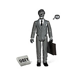 Invasion Los Angeles - Figurine ReAction Male Ghoul (Black & White) 10 cm