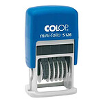 COLOP Tampon numéroteur Mini S126 6 chiffres H 4 mm