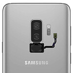 Avizar Bouton Home + Nappe de connexion pour Samsung Galaxy S9 / S9 Plus - Noir