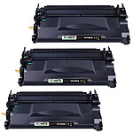 3 Toners compatibles HP 26A CF226X Noir