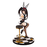 Date A Live - Statuette 1/7 Kurumi Tokisaki: Black Bunny Ver. 26 cm