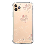 LaCoqueFrançaise Coque iPhone 11 Pro Silicone antichocs Solides coins renforcés  transparente Motif Fleurs Blanches