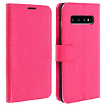 Avizar Etui folio Rose Éco-cuir pour Samsung Galaxy S10