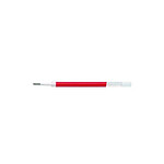 UNI-BALL Recharge pour Roller encre gel Signo 207 UMR87 Pointe Moy. 0,7mm Rouge x 12
