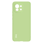 iMak Coque pour Xiaomi Mi 11 Silicone Gel Flexible Fine Légère  Vert