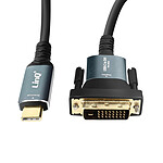 LinQ Câble USB-C vers DVI Full HD 1080p Plug and Play Longueur 1.8m