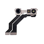 Clappio Caméra Arrière pour iPhone 13 Pro Max Module Capteur Photo et Nappe de Connexion