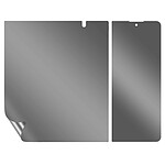 Avizar Protège Écran Complet Anti-espion pour Samsung Z Fold 6 Flexible Mat Noir Transparent