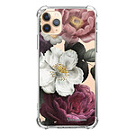 LaCoqueFrançaise Coque iPhone 11 Pro Max anti-choc souple angles renforcés transparente Motif Fleurs roses
