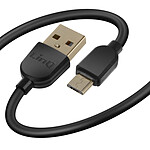 LinQ Câble USB vers Micro-USB 2A Charge et Synchronisation Longueur 1m Noir
