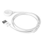 LinQ Chargeur Sans Fil Magnétique Apple Watch Puissance 3W Câble USB 1m  Blanc
