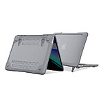 Avizar Coque Apple Macbook Pro 16 2019 Protection Intégrale Rigide Contour Souple Gris