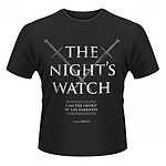 Le Trône de fer - T-Shirt The Night Watch - Taille M