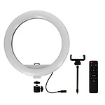 LinQ Ring Light 30 cm / 28W avec Support Téléphone Eclairage 100% Réglable