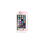 Evetane Vitre iPhone 7 Plus / 8 Plus transparente Motif Vitre en Verre Trempé contour rose