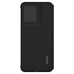 Oppo Étui pour Oppo Reno 8 Porte-carte et Fonction Support Vidéo  Noir