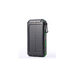 Cellys Batterie externe solaire double USB 10 000MAh Vert