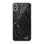 Evetane Coque iPhone Xs Max 360 intégrale transparente Motif Marbre noir Tendance