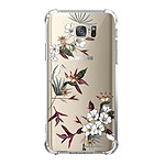 LaCoqueFrançaise Coque Samsung Galaxy S7 anti-choc souple angles renforcés transparente Motif Fleurs Sauvages
