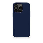DECODED-Coque AntiMicrobe Silicone pour iPhone14 Pro Navy