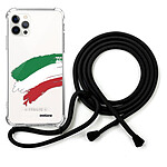 Evetane Coque cordon iPhone 12/12 Pro Dessin Italie