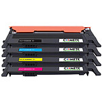 COMETE - Marque Française -404S -  4 Toners Compatibles avec Samsung CLT-404S CLT404S 404S 404C - Noir/Couleur